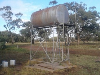 Fuel Tank on stand