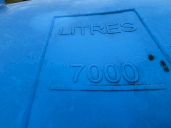 7000 litre water cartage tank