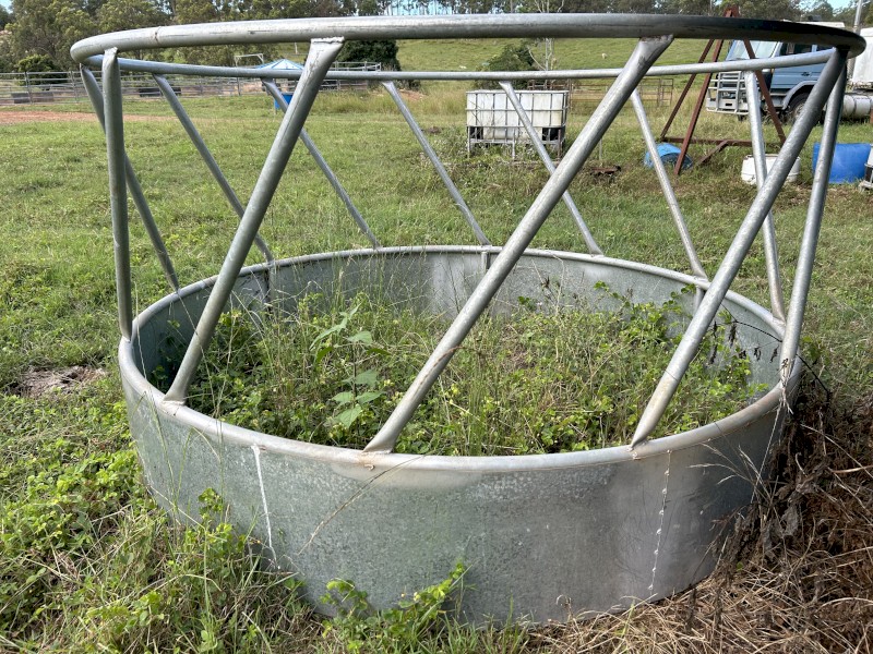 2 x round bale feeders