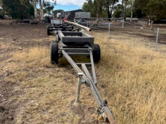 Contractor comb trailer new condition