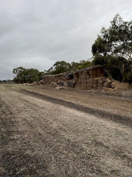 Straw bales open to offers 