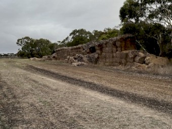 Straw bales open to offers 