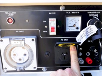 8KVA Silenced Standby Diesel Generator 240V