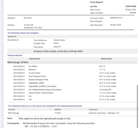 Canola Header Tailings 8x4x3