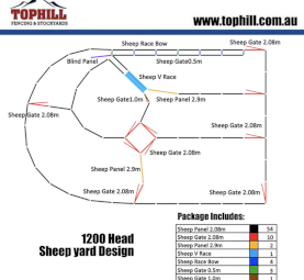 1200 head Sheep Yards