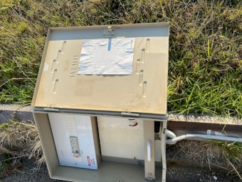 Temporary/ construction site power pole 6.2m