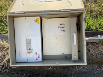 Temporary/ construction site power pole 6.2m