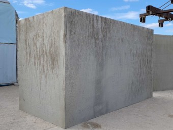 L-Block Retaining Walls 4m x 2.4m x 2.0m (Faulty concrete batch)