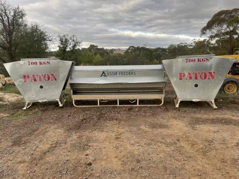 3 Sheep Grain Feeders