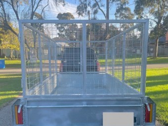 Tandem 10' x 5' Galvanised Extra High Cage Trailer