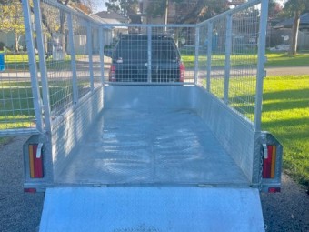 Tandem 10' x 5' Galvanised Extra High Cage Trailer