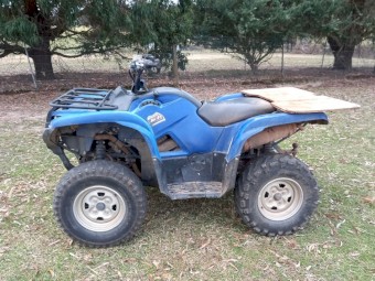 YAMAHA GRIZZLY 550 2015 QUAD BIKE FARM ATV YAMAHA GRIZZLY WORKING QUAD BIKE