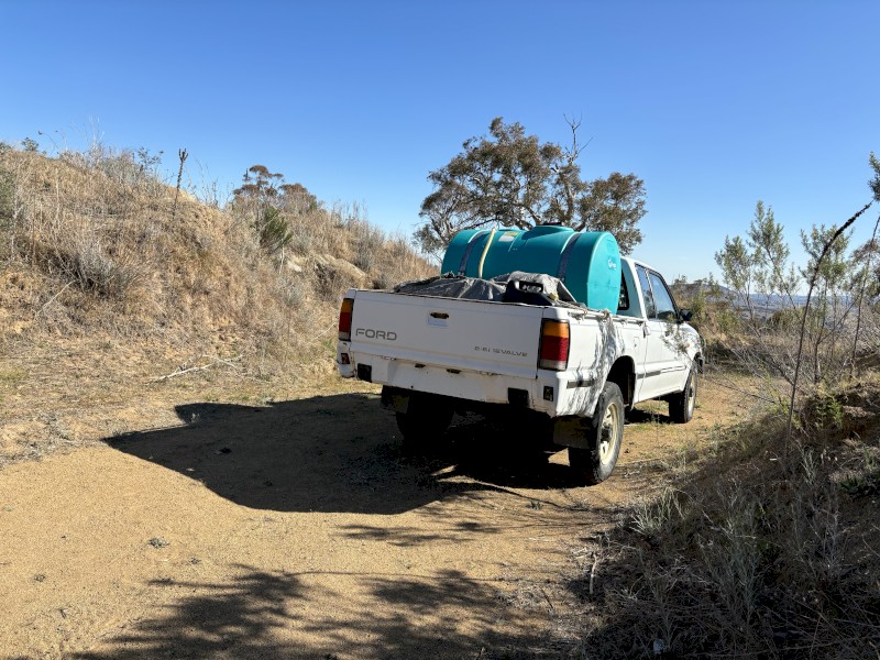 600 litre Ultimate Field Sprayer on Ford Courier Ute