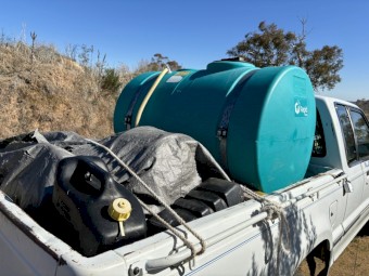 600 litre Ultimate Field Sprayer on Ford Courier Ute