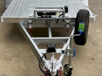 16.4×6.6ft Tandem Car Trailer Galvanised Punched Floor ATM 3500kg