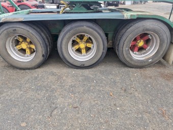 1998 Blackwoods Tri Axle B Double Set Log Trailers