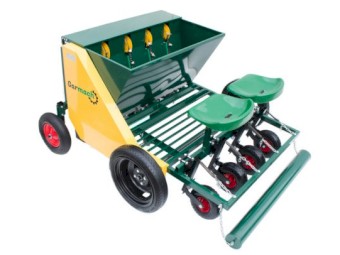 Garmach Garlic and onion planter 4 row chain type AGP-4R (tractor mounted)