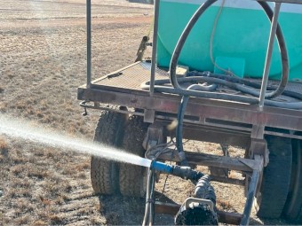 10,000l Water cart/ hydro pump and dribble bar
