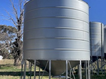 50T Unsealed Grain Silo