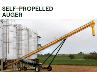 Auger Self Propelled 51ft x 10inch Grain Commander painted 30 - 35hp Motor Delivery June 2024