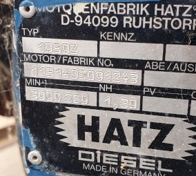 1D90Z Hatz Deisel motor