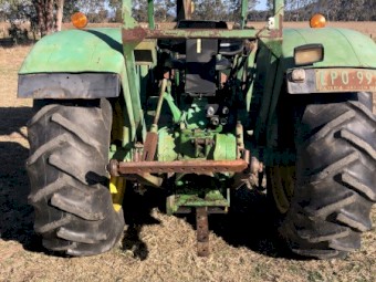 1973 John Deere 2130 tractor with FEL and dual rear remotes