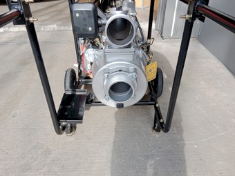 4 Inch Diesel Water Transfer Pump - Electric start / 12L fuel tank