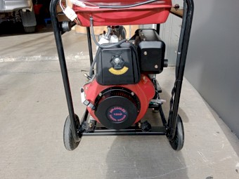 4 Inch Diesel Water Transfer Pump - Electric start / 12L fuel tank