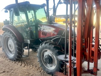 New Case JX110 Tractor and pruning machine for sale