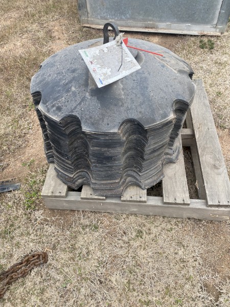 K Line Speed Till /Grizzly Plough Scalloped Discs 24 inch