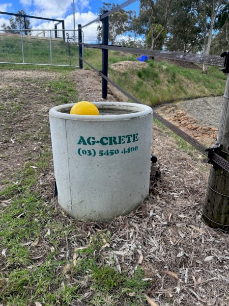 Round 2ft Diameter Water Trough for Cattle & Horses. 100Lt capacity.  4 will fit on 1 pallet.