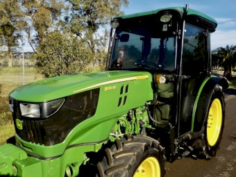 2019 John Deere 5100 GF 4WD ORCHARD/VINEYARD 100hp TRACTOR