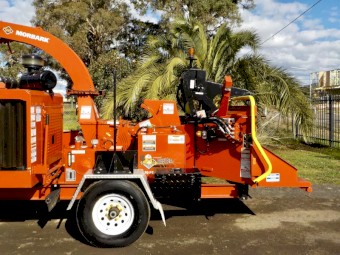 10/2017 MORBARK BEEVER M12R COMMERCIAL DIESEL 12"  WOOD CHIPPER