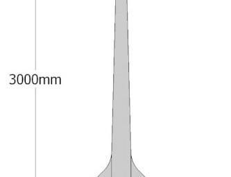 Portable Ag-Crete Concrete Divider Retaining Wall 3m High 