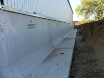 Ag-Crete L-Block Retaining Walls 1.2m high x 2.4m long x 1.0m wide