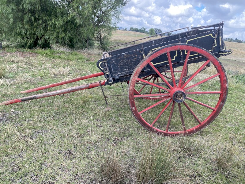 Horse Drawn Tipping Spring Cart