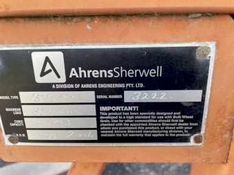 Sherwell 28 tonne Grain Field Bin