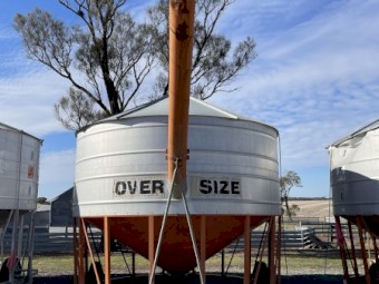 Sherwell 28 tonne Grain Field Bin