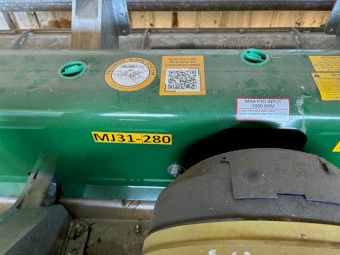 2022 Cyclone Major Rotary Slasher/Mulcher/Mower.  MJ31-280.  Brand new condition - never used