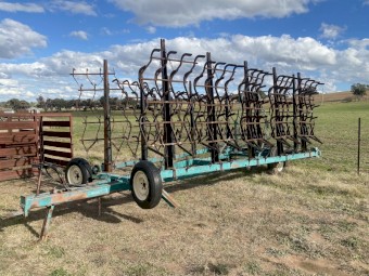40Foot Hydraulic Harrows