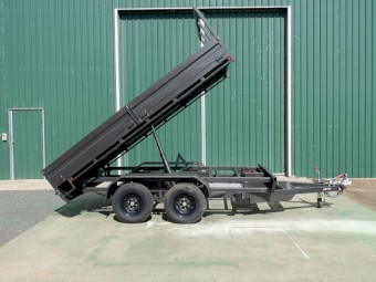 12 x 7 ft, Flat top Tipper, Drop sides, 3500 kgs, Heavy duty Trailer