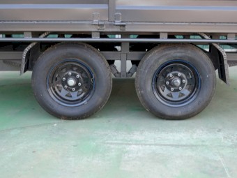 12 x 7 ft, Flat top Trailer, Drop sides, 3500 kgs, Heavy duty Trailer.