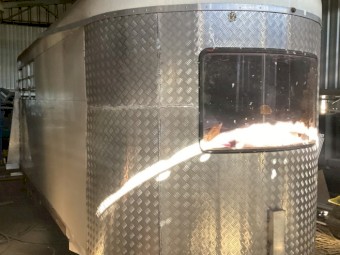 two horse float with living quarters 