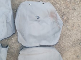 Black Duck seat covers - 2008 Nissan Patrol GU ST