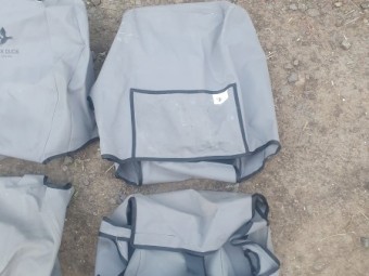 Black Duck seat covers - 2008 Nissan Patrol GU ST