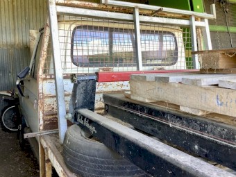 HJ75 1986 Toyota Landcruiser flat tray 