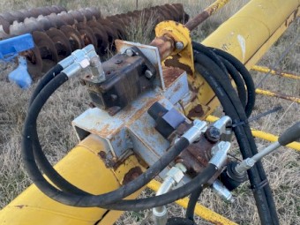 40 foot x7 inch hydraulic drive grain auger 