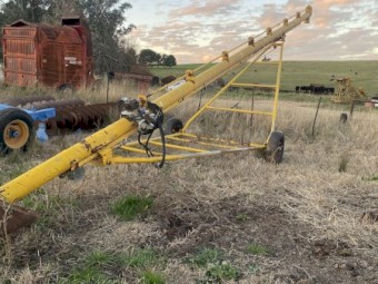 40 foot x7 inch hydraulic drive grain auger 