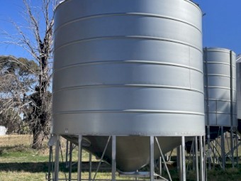 50T Unsealed Grain Silo