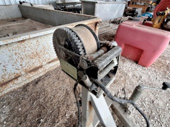 E.M.S Tandem box trailer